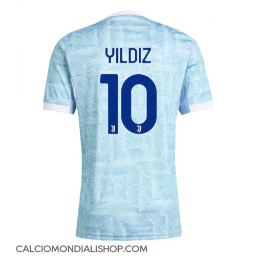 Maglie da calcio Juventus Kenan Yildiz #10 Seconda Maglia 2025-26 Manica Corta